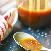 Vanilla Bourbon Salted Caramel Sauce