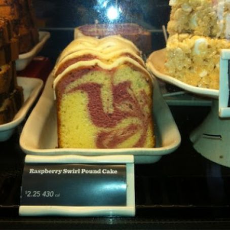 Raspberry Swirl Pound Cake-Starbucks Copycat