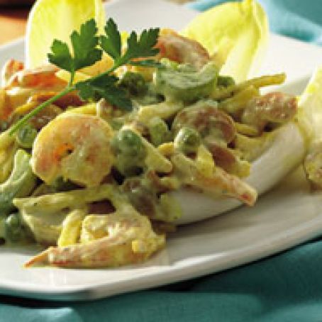 Cashew Curry Shrimp Salad (Gluten Free)