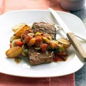 Beef & Baby Spuds with Tomato Olive Ragout