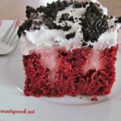 Red Velvet Poke Cake