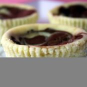 Mini Chocolate Swirled Cheesecakes