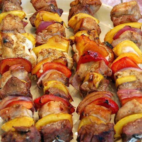Steak And Bell Pepper Kabobs