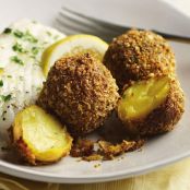 Herbed Crusty Round Potatoes