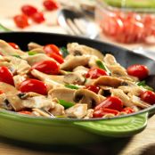 Chicken with Grape Tomatoes & Mushrooms