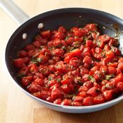TOMATO, BACON and FRESH HERB SAUTE'