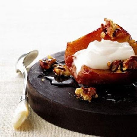 BAKED APPLES w/CANDIED WALNUTS