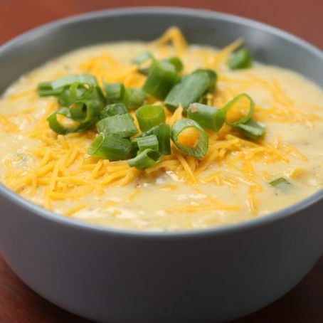 Slow Cooker Loaded Corn Chowder