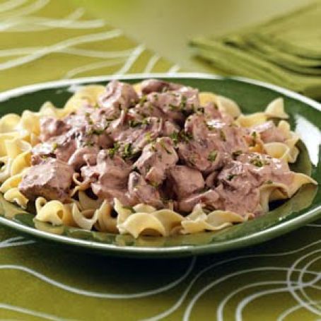 Slow Cooker Beef Stroganoff Recipe