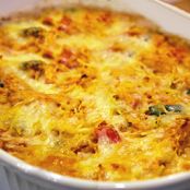 Spaghetti Squash Bake - Cheesy Veggie