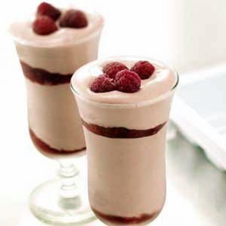 Frosty Raspberry Parfaits