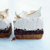 S'mores Bars with Marshmallow Meringue
