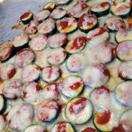 Grilled Zucchini Pizza