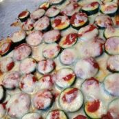 Grilled Zucchini Pizza