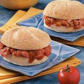 Barbecued Ham Sandwiches