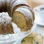 Apple-ginger Streusel Coffee Cake