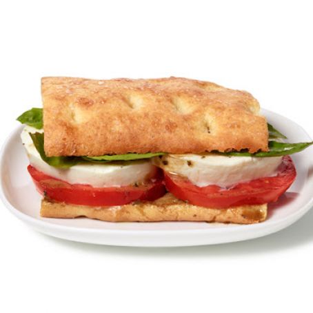 Almost-Famous Tomato, Basil and Mozzarella Flatbread Sandwiches