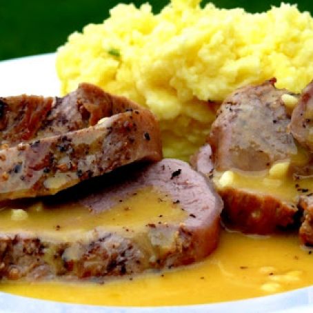 Pork Tenderloin with Honey Mustard Sauce