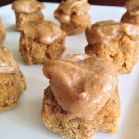 Spiced Pumpkin Cookies With Maple Pecan Glaze