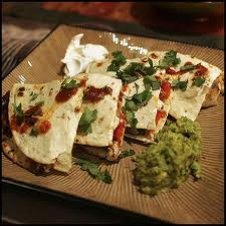Guacamole with Grilled Quesadillas
