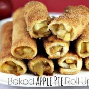 BAKED APPLE PIE ROLL-UPS