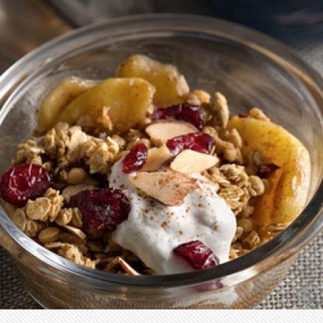 Microwave Apple Crisp