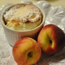 Individual Peach Souffle