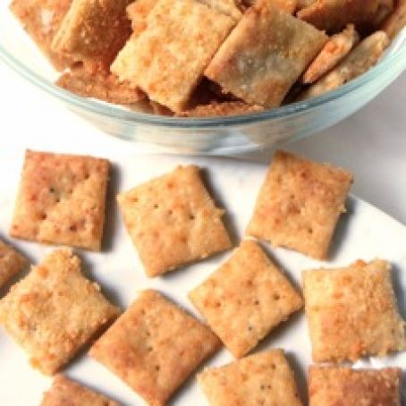 Crunchy Parmesan Crackers