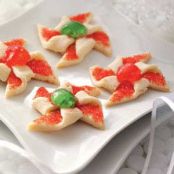 Poinsettia Cookies