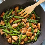 Chicken and Asparagus Lemon Stir Fry