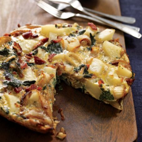Potato and Greens Frittata