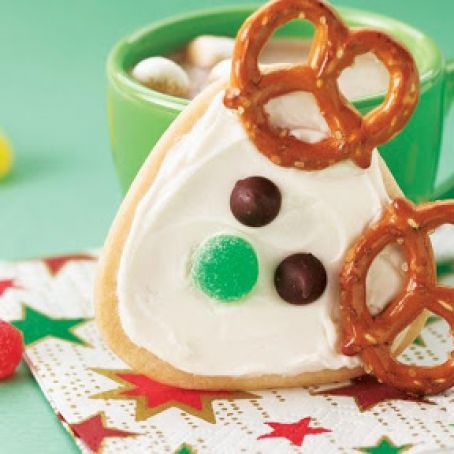 Frosted Reindeer Cookies