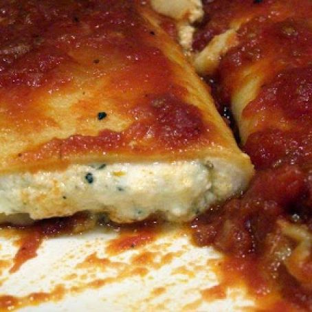 Homemade Manicotti