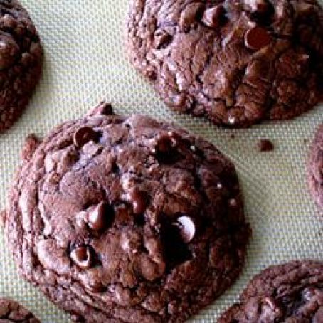 Chocolate cake fudge cookies