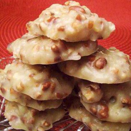 Pecan Coconut Praline Cookies - No-Bake
