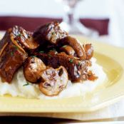 Beef Stew with Bacon, Mushrooms and Pearl Onions