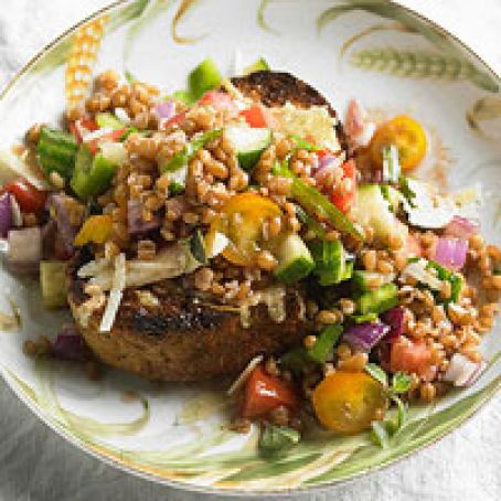 Wheat Berry Gazpacho Salad