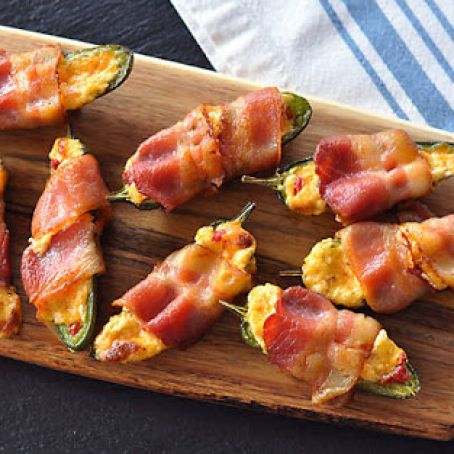 Bacon Wrapped Stuffed Jalapeños