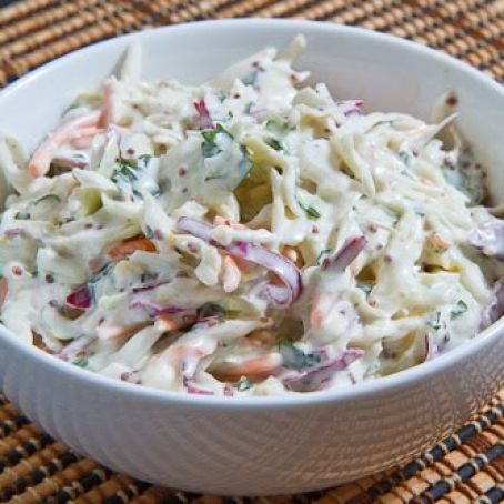 Buttermilk and Blue Cheese Slaw