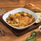 Balsamic Pork Chops and Mushroom Stew