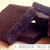 brownie - 4 Ingredient Paleo Brownies