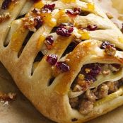 Sausage Apple and Brie Stromboli