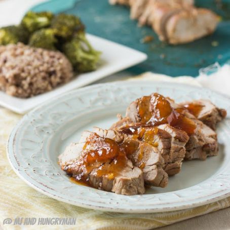 Pork Tenderloins with Peach Sauce