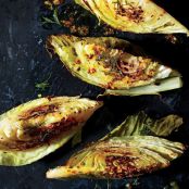 Roasted Cabbage Wedges with Orange and Caraway