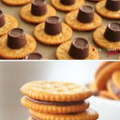 Rolo Stuffed Ritz Crackers