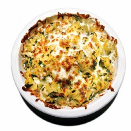 Baked Pasta with Spinach and Artichoke Hearts
