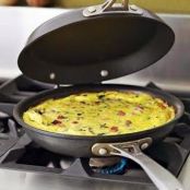 Frittata with Tasso and Cheese