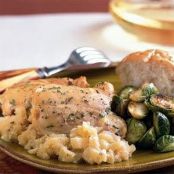 Chicken Thighs with Roasted Apples and Garlic