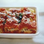 Manicotti with Tomato Sauce