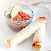Simple Bean Flautas